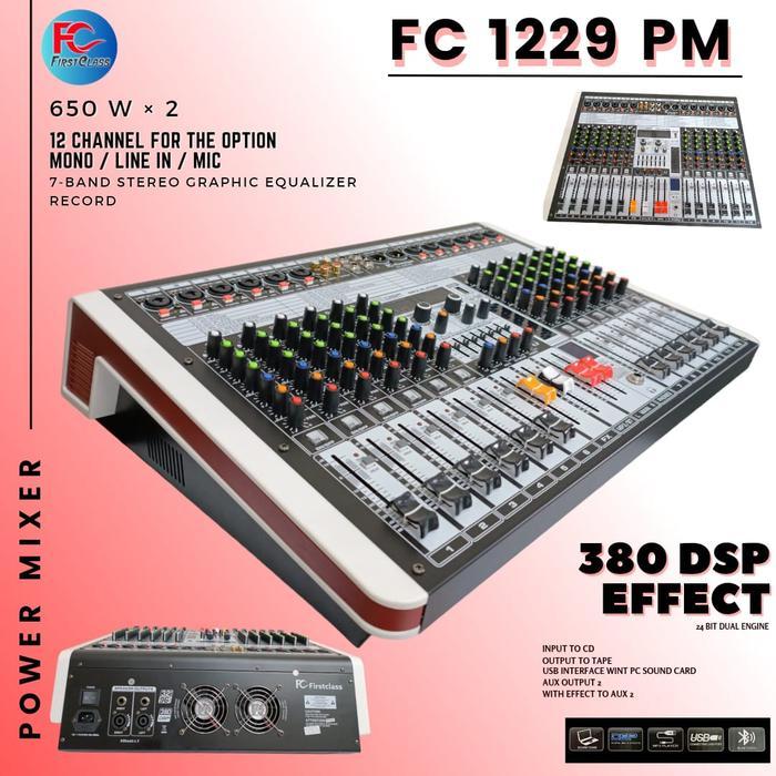 Power Mixer firstclass FC 1299PM 12 Channel 650 watt x 2 high power