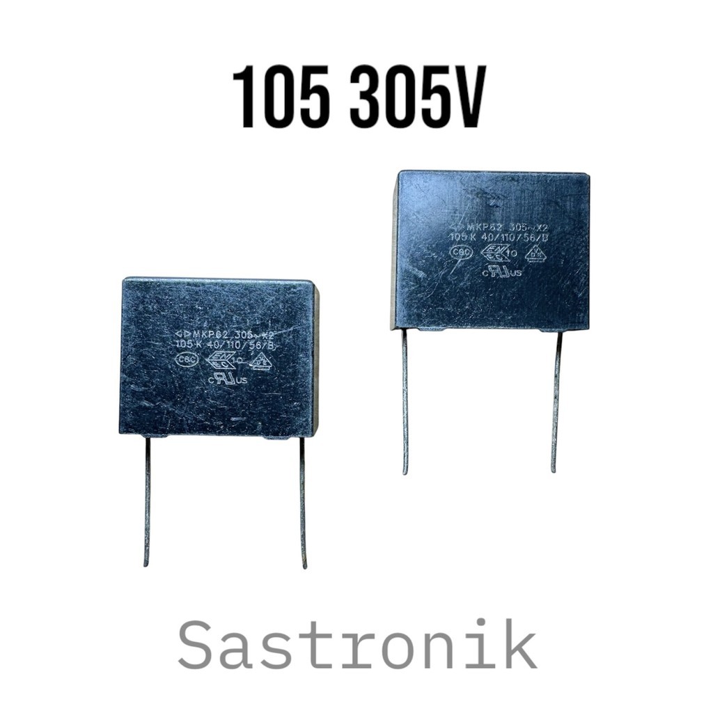Kapasitor mkp 105 1uf 305v ready
