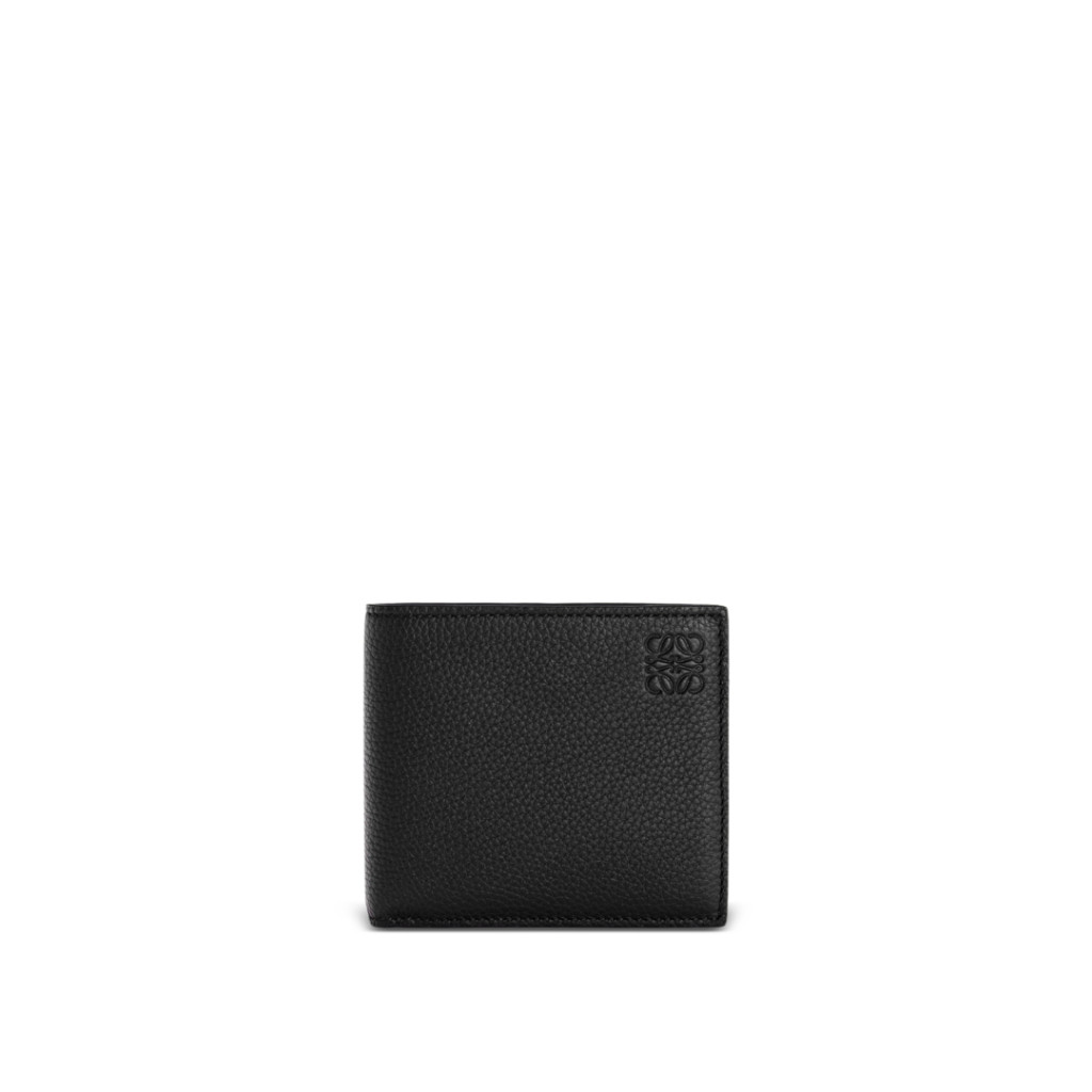 Small anagram bifold wallet grained