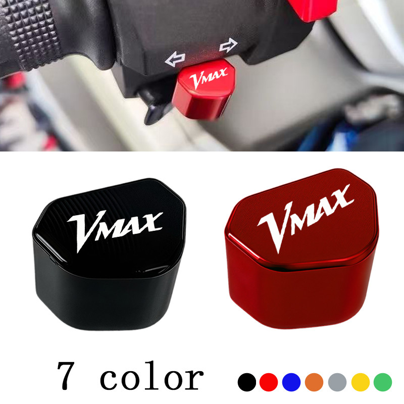 C Aluminum Motorcycle Button Turn Signal Swit Key Cap For Yamaha VMAX 1200 VMAX 1700 VMAX1200 VMAX17