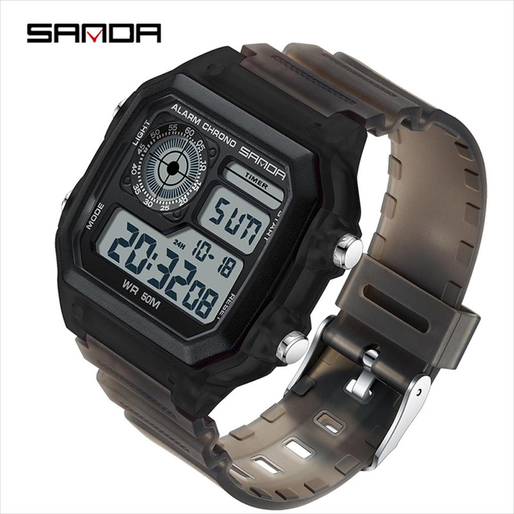 Jam Tangan Pria Wanita SANDA 6133 Watch Digital Original