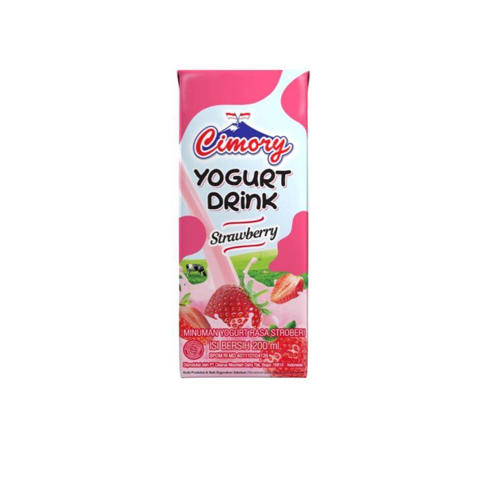 Cimory Yoghurt UHT Strawberry 200 ml