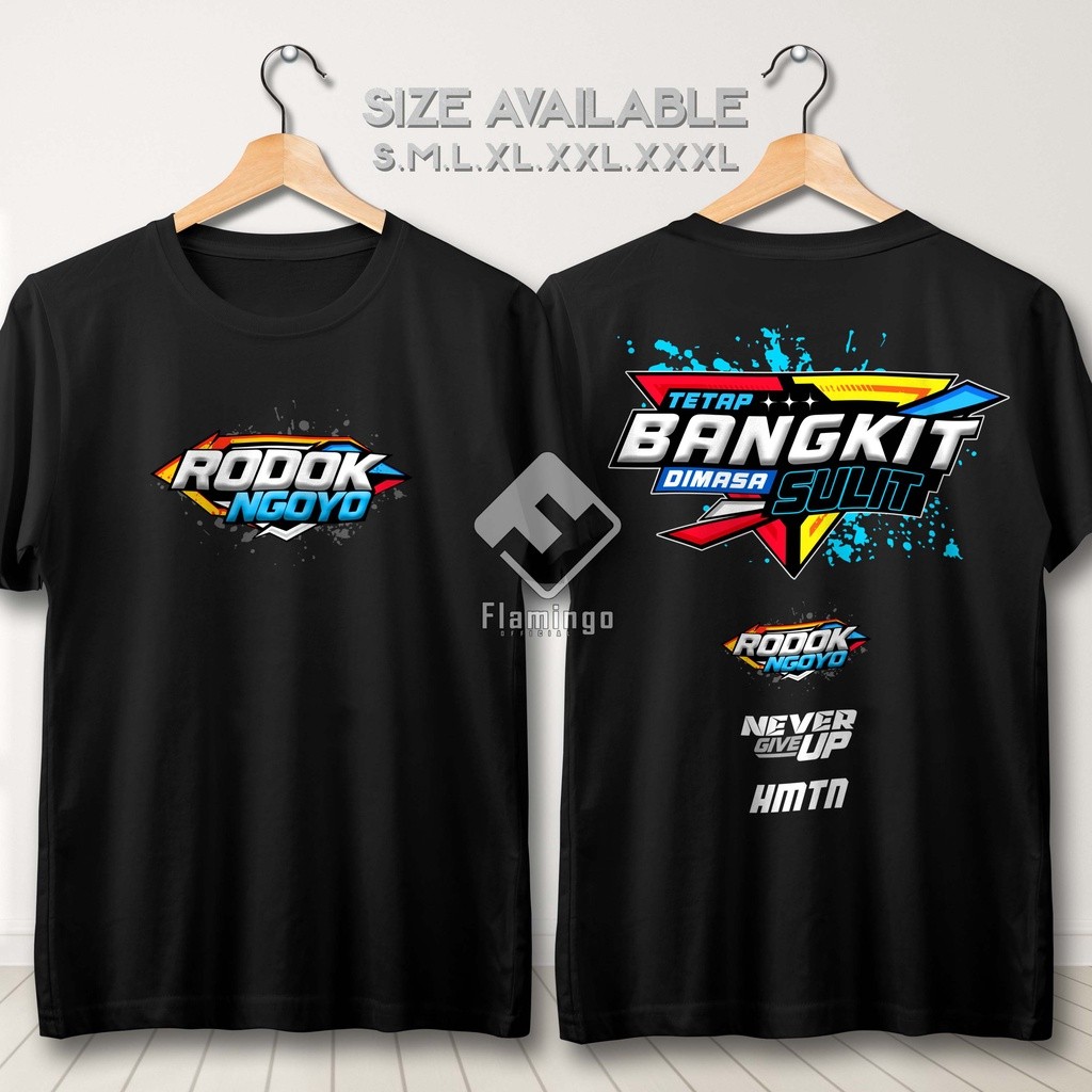 Kaos Kata Kata Racing Rodok Ngoyo Tetap Bangkit Dimasa Sulit Baju Distro Motor Herex Mletre Asek Cot