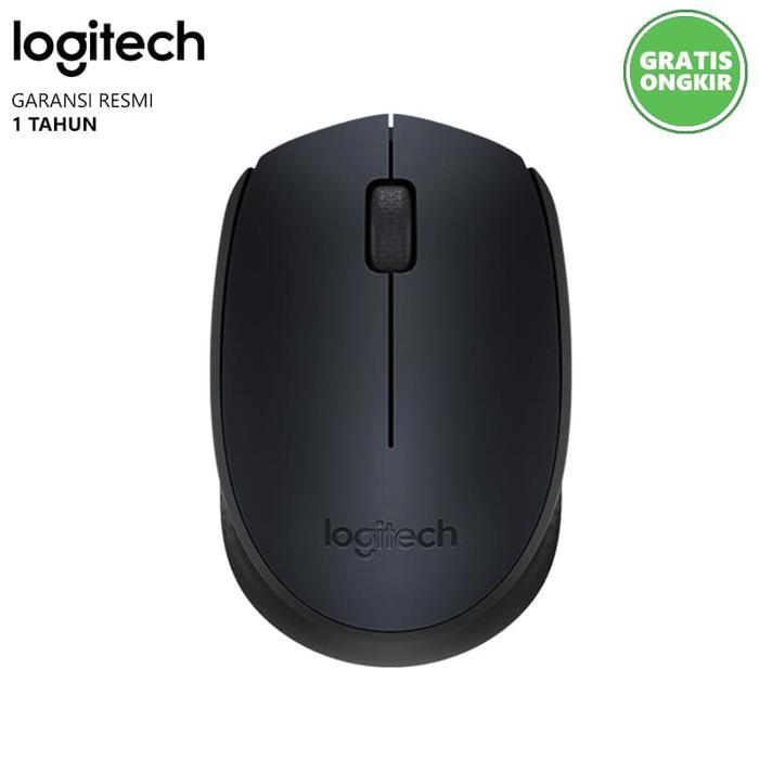 GigaByte Store Mouse Wireless Logitech M170 Original Hitam Garansi Resmi
