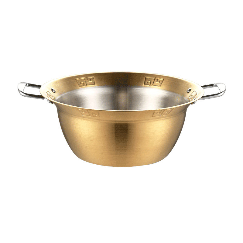 Chuanchuanxiang hot pot Stainless steel uncoated hot pot Double-flavor hot pot Modern simple univers