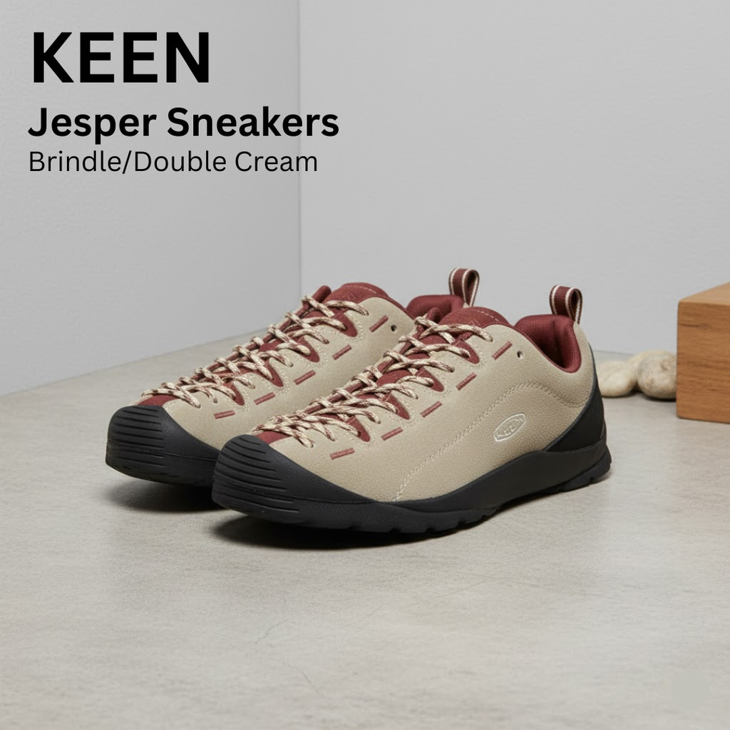 KEEN Sepatu Pria Keen Jasper - Brindle/Double Cream