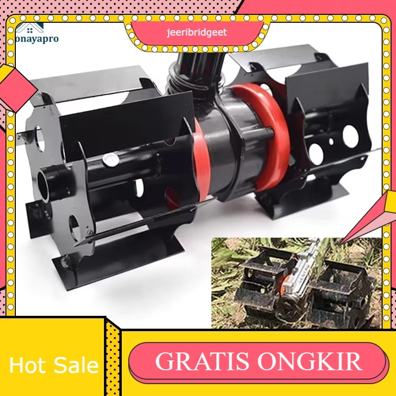 Alat Penggembur Tanah Mesin Potong Rumput Cakar Cangkul Lurus Sekop TILLING HEAD 26/9