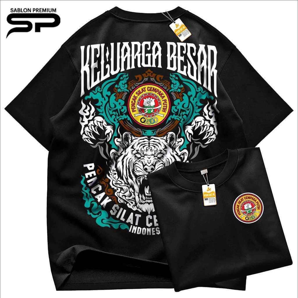 Distro Kaos PSCP CEMPAKA PUTIH 1974 Harimau Putih Terbaru - Distro Atasan Silat CP ANCAP Terbaru