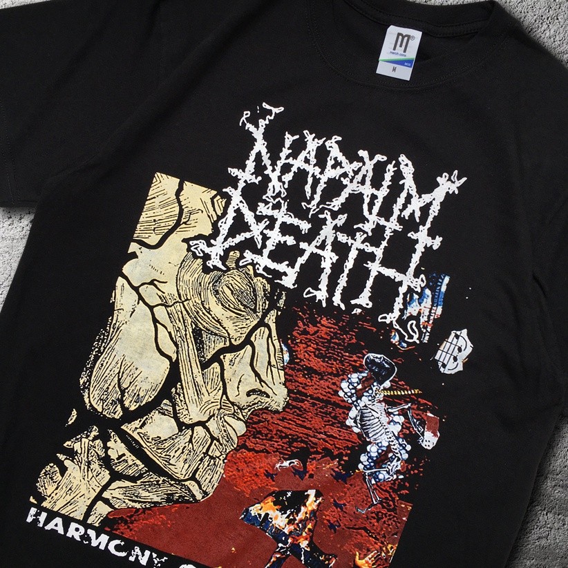 KAOS NAPALM DEATH - HARMONY CORRUPTION T-shirt Pria