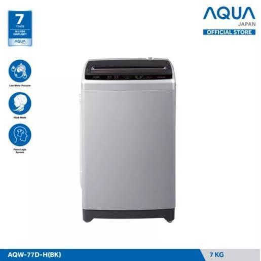 MESIN CUCI 1 TABUNG AQUA JAPAN - 77DH