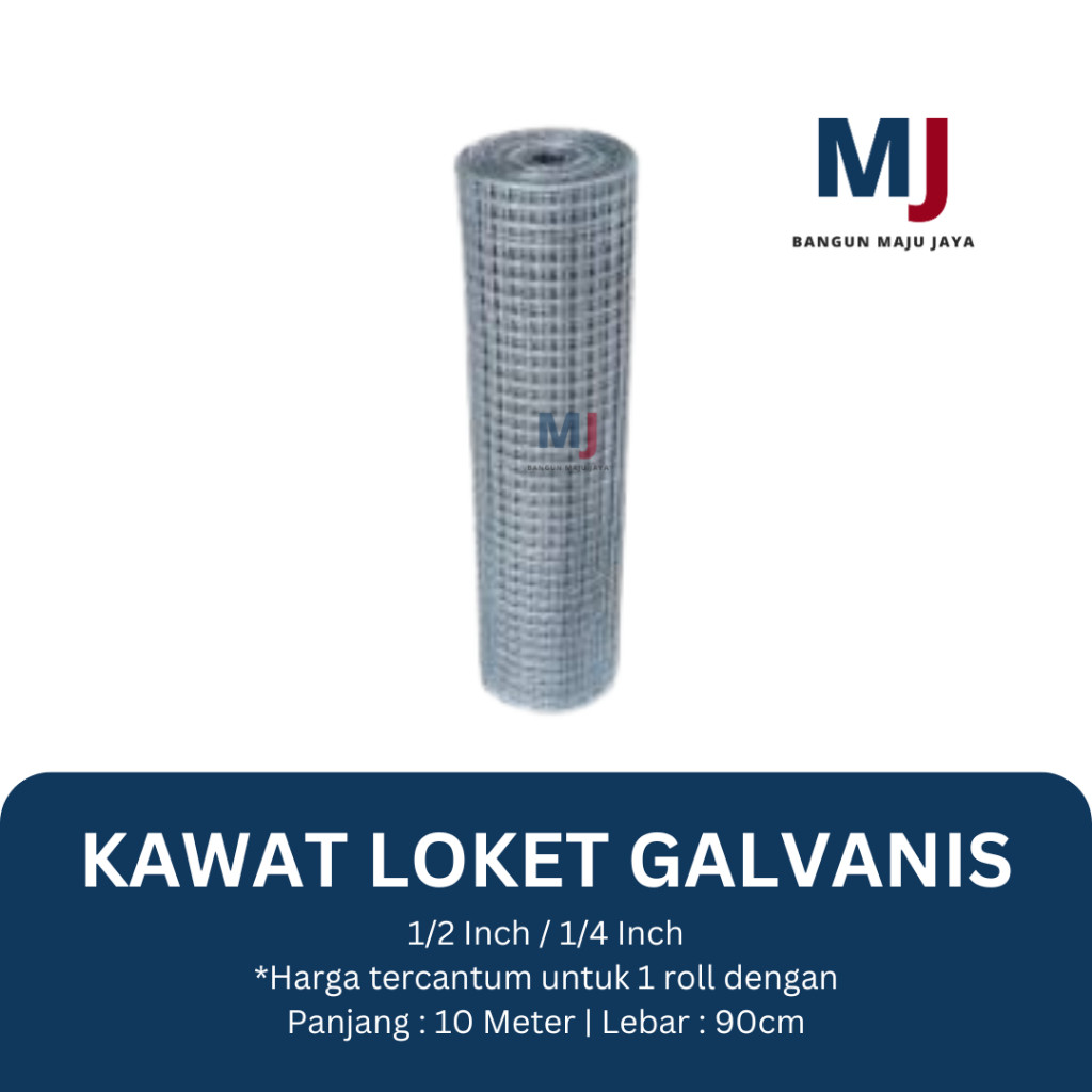 [krakatauview] Kawat Loket Galvanis/Kawat Loket/Kawat Ayam | 1/2Inch | 1/4Inch/Kawat Anti Karat