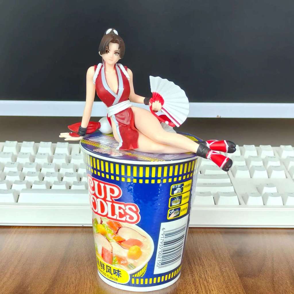 NONA MUDA' Fighter New Anime Street Mai Shiranui Instant Noodle Pressing Cover Sexy Girls PVC Action