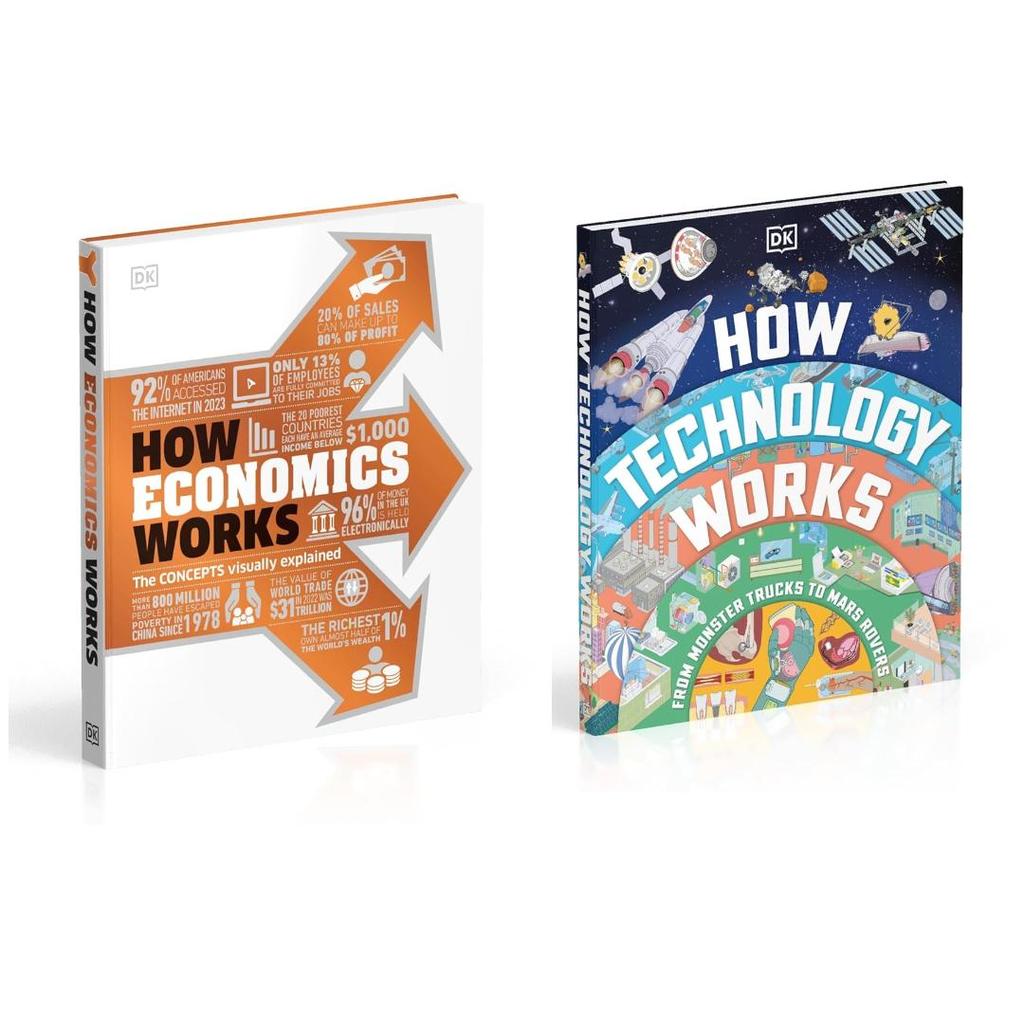 Buku Import Anak By DK (How Economics Works/How Technology Works) -HC
