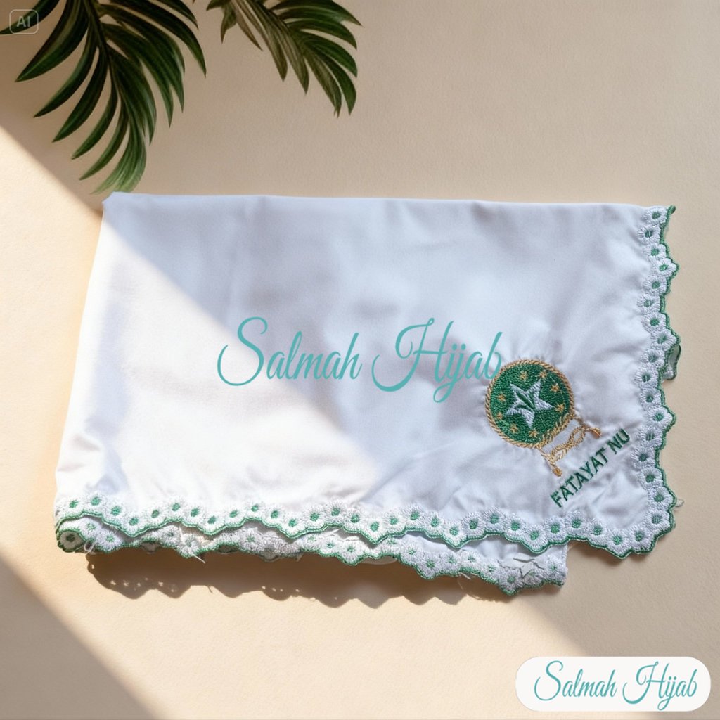 Hijab Fatayat Bordir Premium Terbaru - Hijab Fatayat Bordir Motif Bunga Premium Terlaris