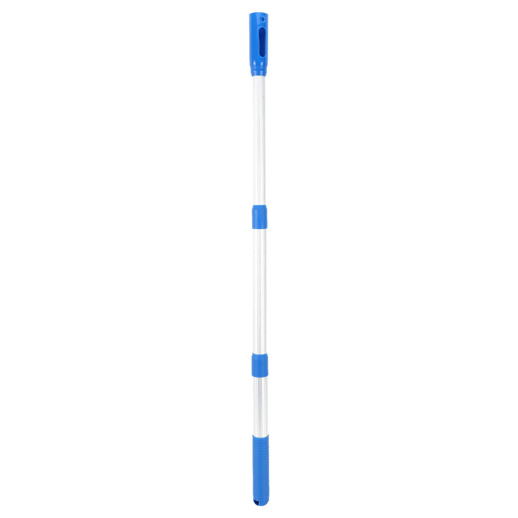 Telescopic Swimming Pool Pole Adjustable Leaf Skimmer Mesh Rake Net Grip Handle Multifunctional Pool