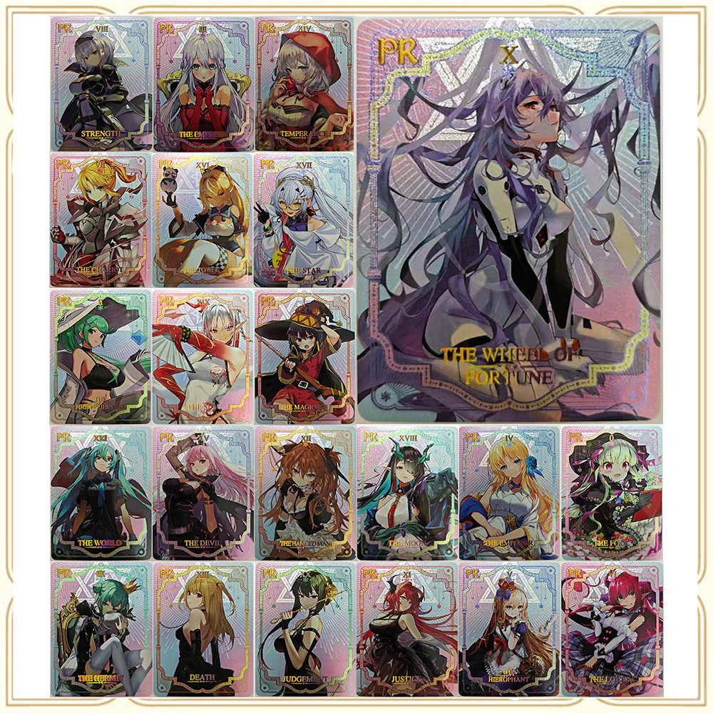 Anime Goddess Story 2M14 PR Ayanami Rei Megumin Yor Forger Rem Premium Flash y Collection Card ristm