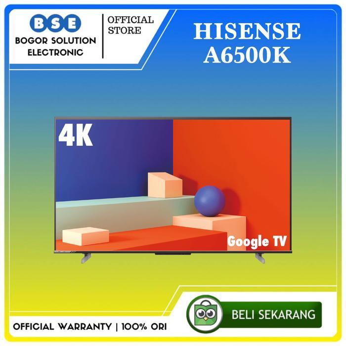 TV Hisense 43 Inch Google TV Hisense 43A6500K 4K 43 Hisense 43A6500