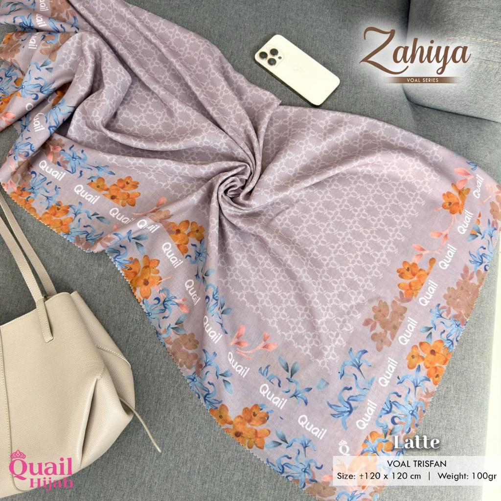 ada grup reseller tanyakan admin 2811 Jilbab Voal Zahiya Segi Empat Premium Motif Elegan ginal Quail