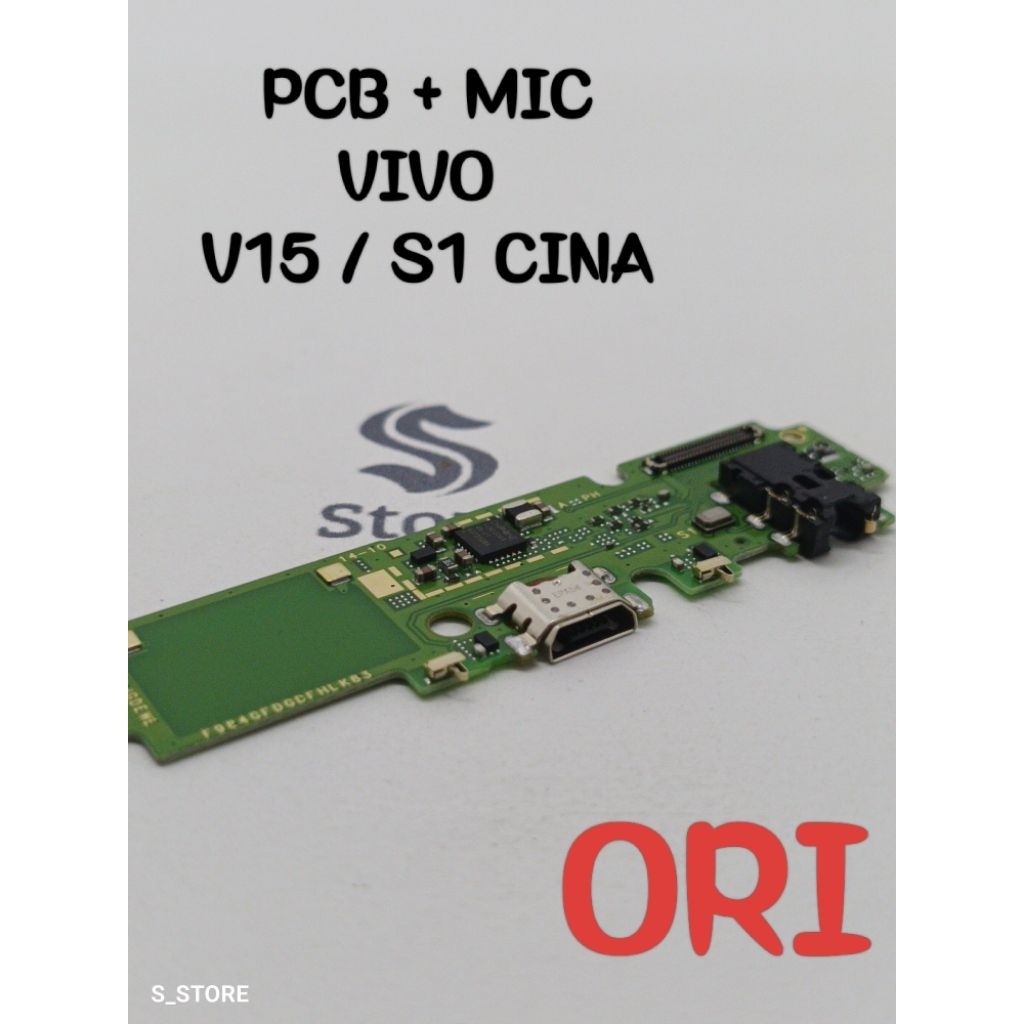 CONNECTOR CHARGER VIVO V15 ORI PAPAN CAS PAPAN KONEKTOR CAS PCB BOARD VIVO V15 ORI + IC