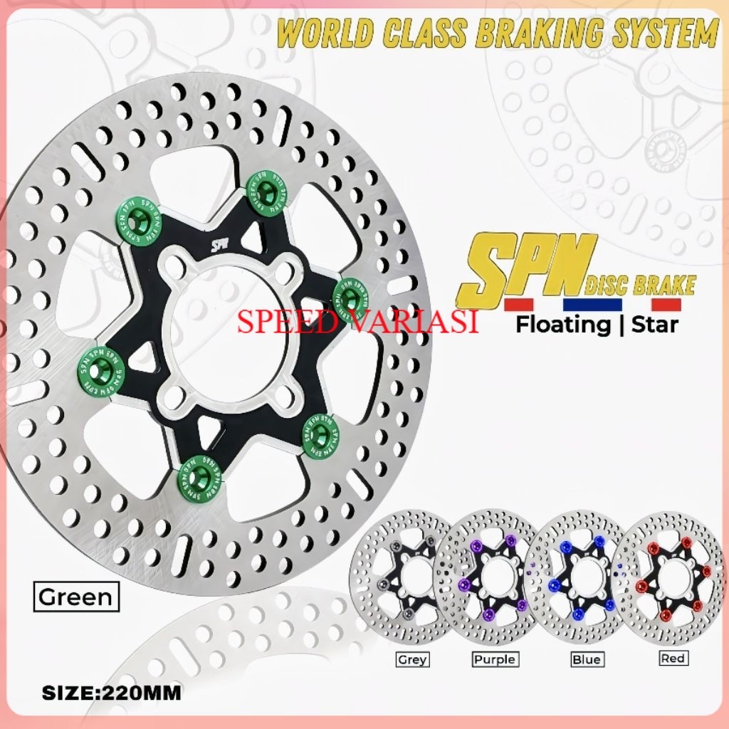 Disk cakram piringan cakram 220mm import thailand beat mio vario scoopy mio m3 all YMH 4lobang