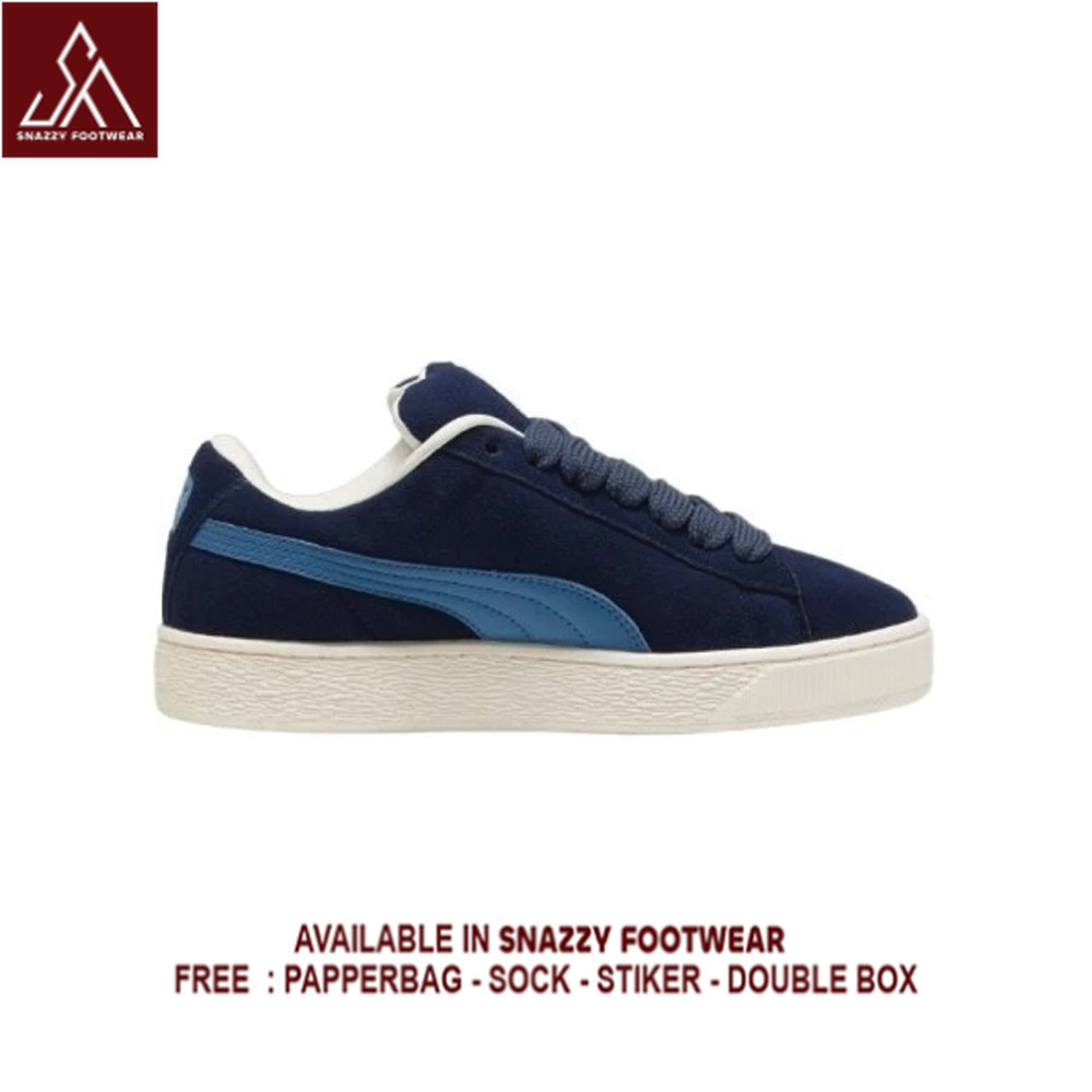 Sepatu Sneakers Puma Suede Xl Navy Blue 100% Original Unisex