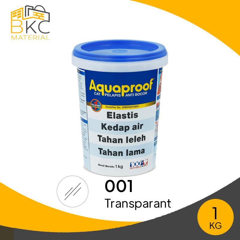 Cat Waterproofing Aquaproof Kaleng 1 KG - 001 Transparant Bening Clear