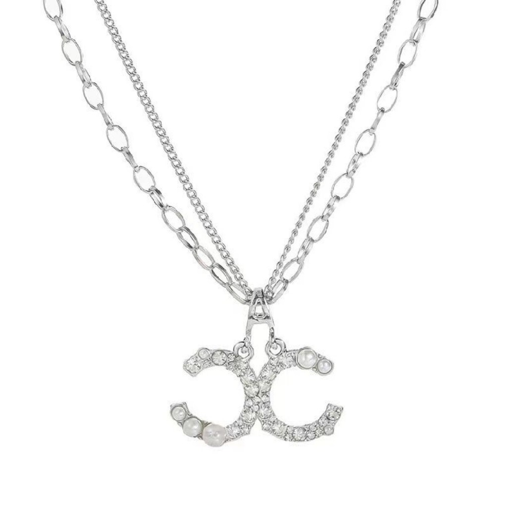 Chanel Style Double C Sweater Chain New Niche Design Sense Women's Autumn Winter Light Luxury Chain 