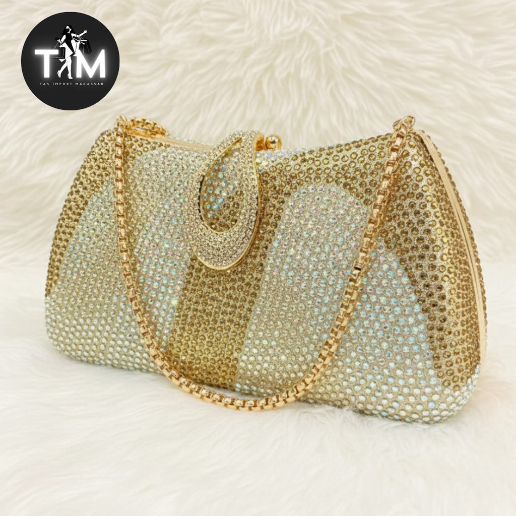 TAS PESTA RS0025# TAS IMPORT WANITA / TAS PESTA ELEGAN TAS PESTA MUTIARA / CLUTCH HAND BAG / TAS IMP