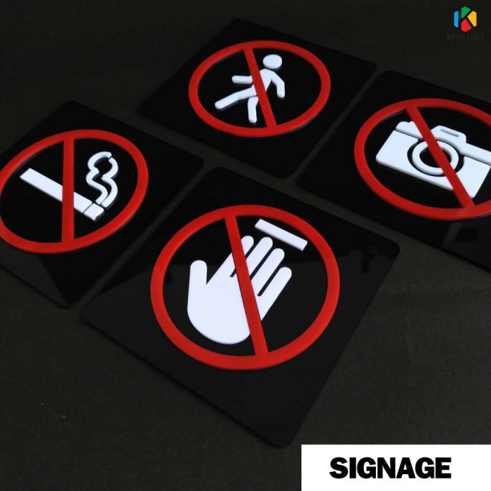 Signage Akrilik / Signage Acrylic / Signage Cafe / Signage kantor