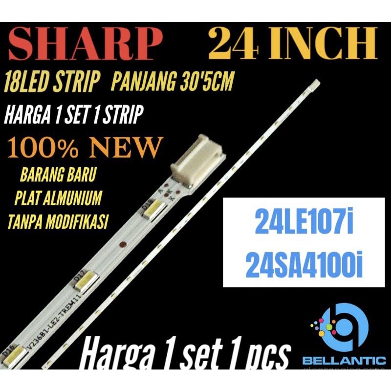 SL BACKLIGHT TV LED SHARP 24INCH 24LE107i-24SA4100i