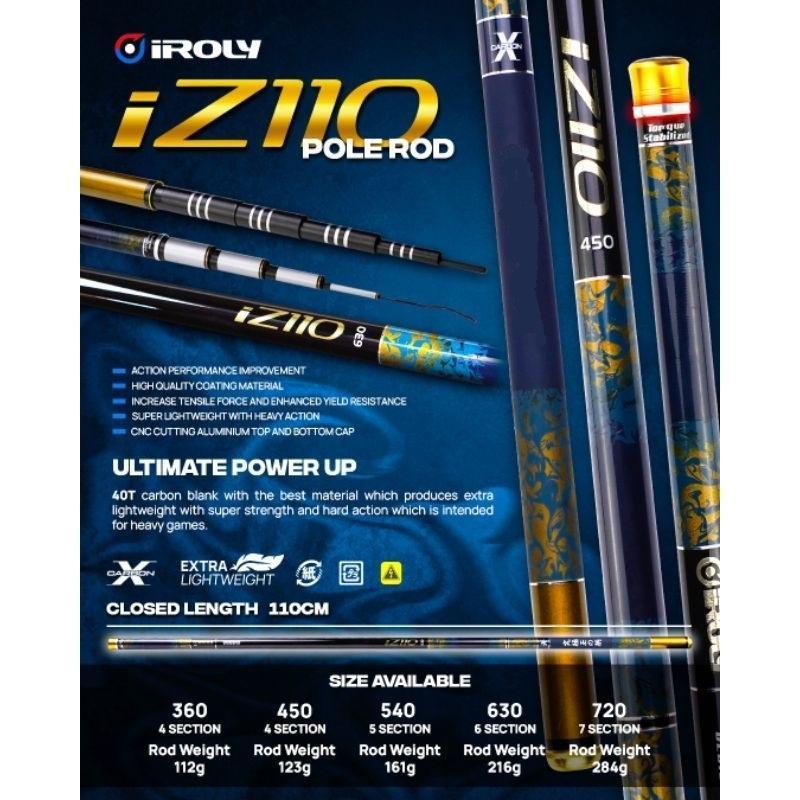 JORAN TEGEK IROLY i SERIES ROS PANJANG CARBON MATERIAL - IROLY IX110, 360