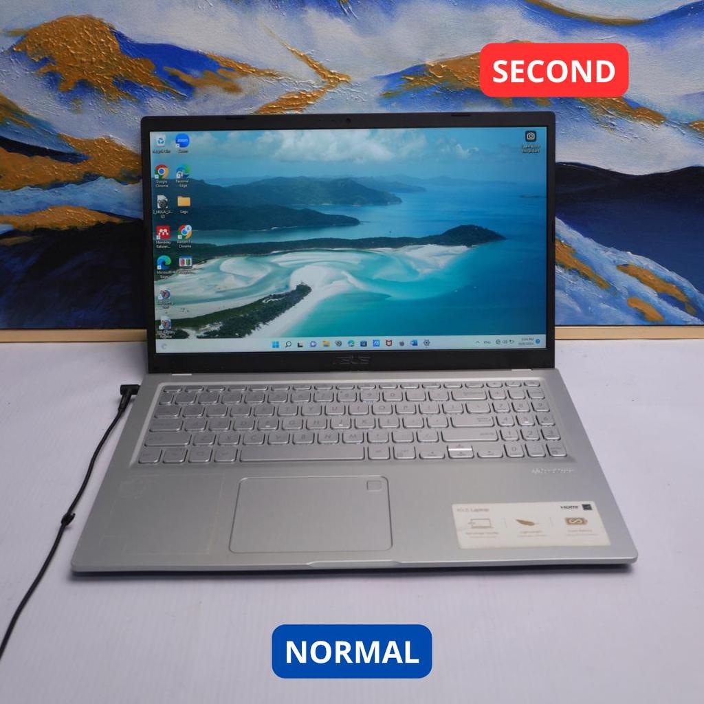 ASUS VIVOBOOK_ASUS LAPTOP X515KA_A516KA CELERON N4500 4 GB (14") LAPTOP SECOND ORIGINAL SINAR MUTIAR