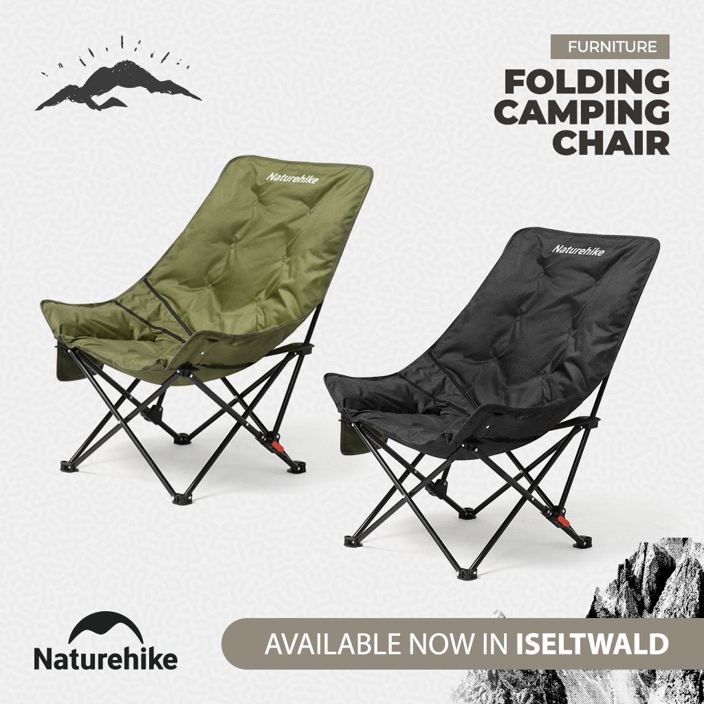 Naturehike Kursi Lipat Camping CNK2450JJ020 Folding Camping Chair Portable Outdoor