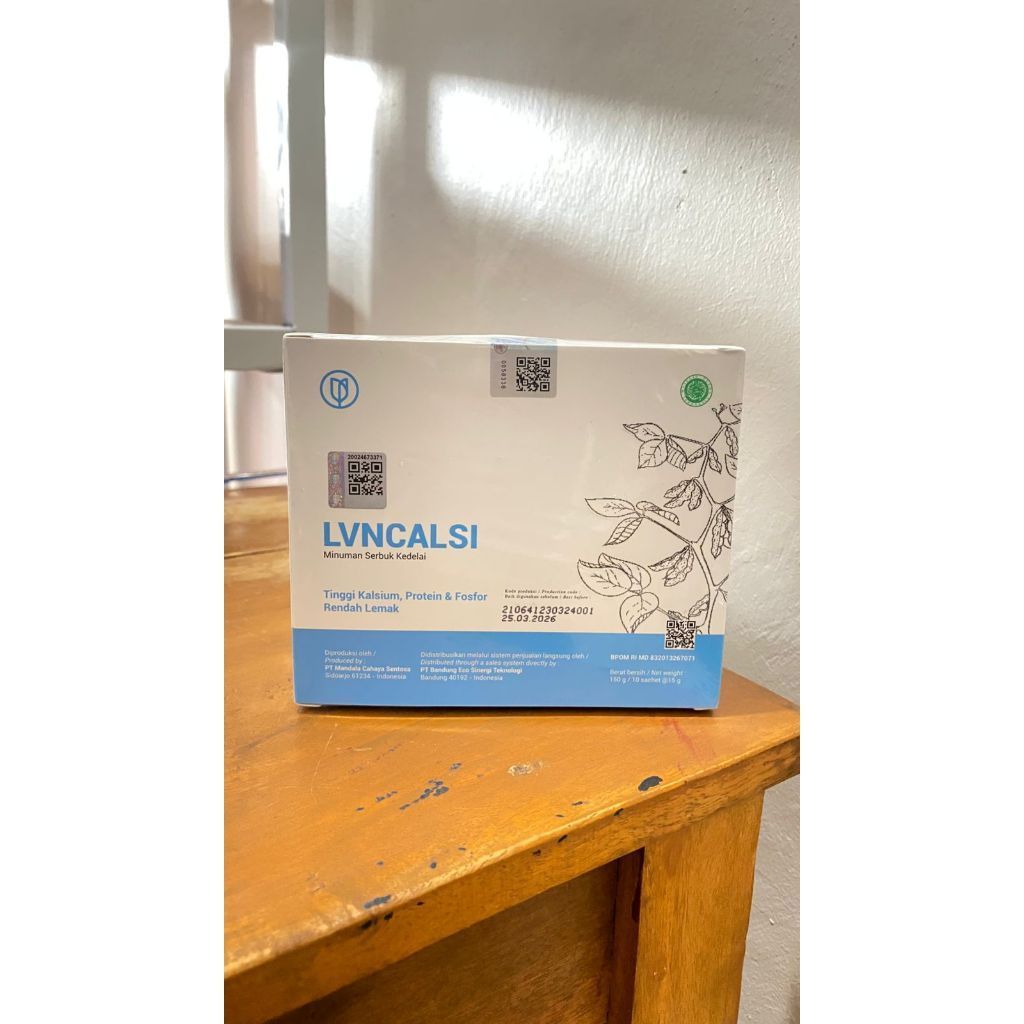 LVN CALSI MINUMAN SERBUK KEDELAI 1 BOX ISI 10 SACHET