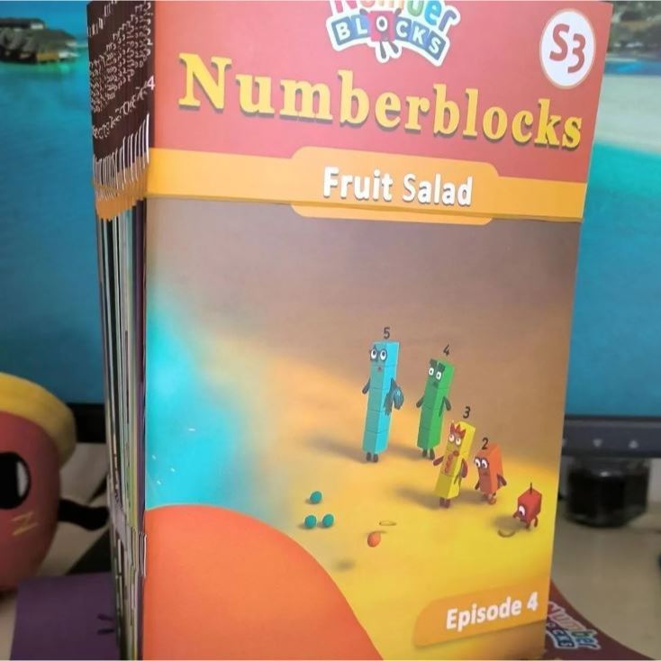 (ZELOLICOLLECTION) Buku Numberblocks S3 Books / 1 Pcs English Learning Book Numberblocks