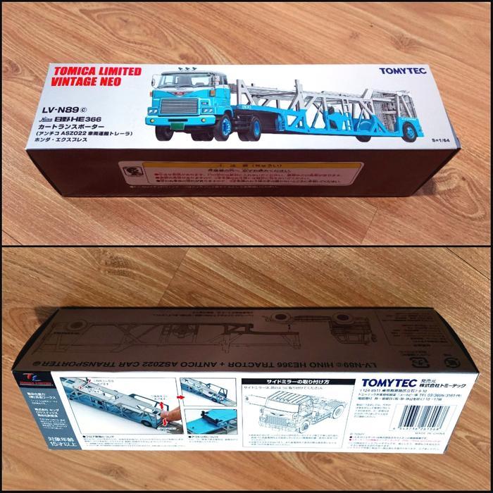 Tomica Limited Vintage Neo LV-N89c Hino Transporter HE366