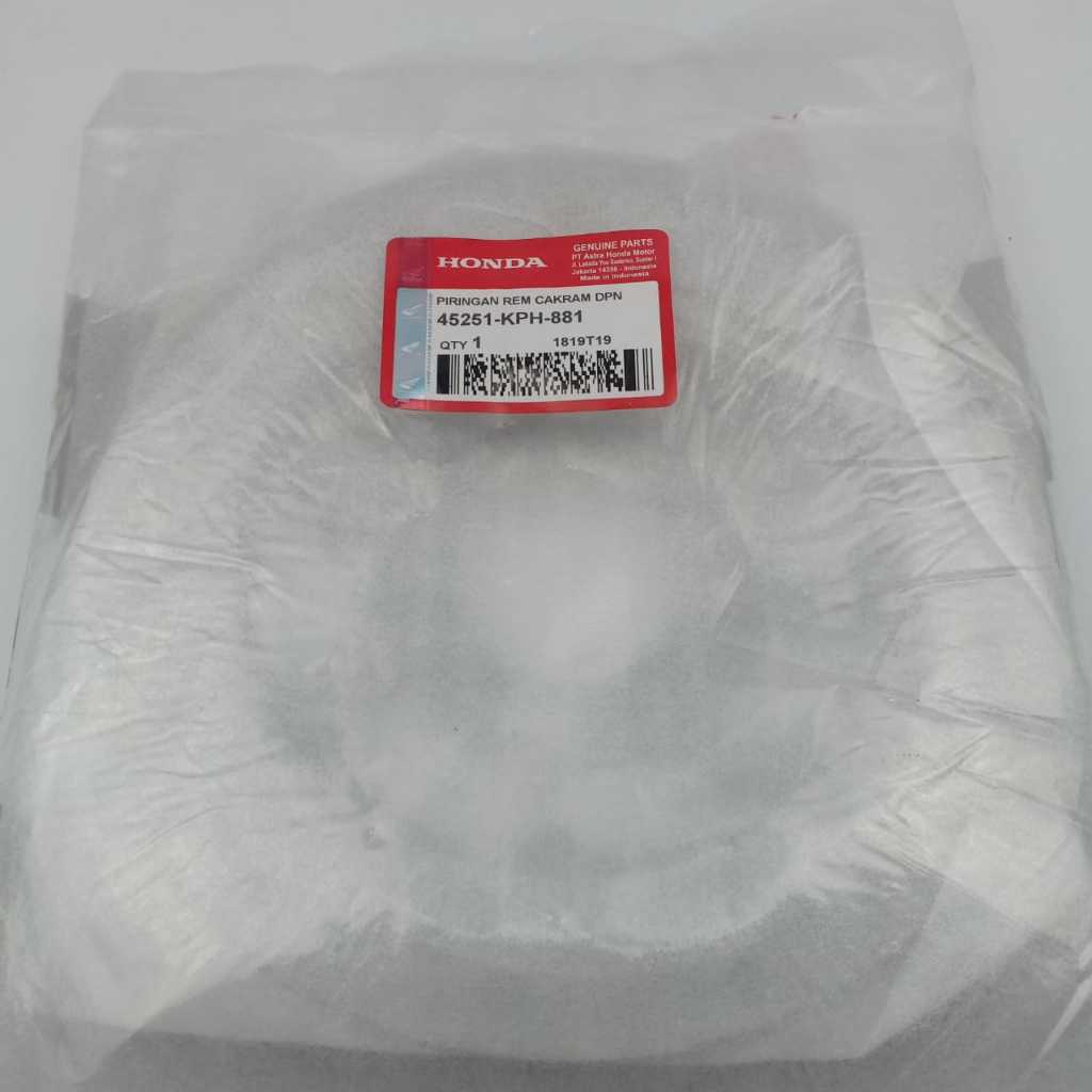 piringan supra x 125 depan 45251-KPH-881 original motor sparepart