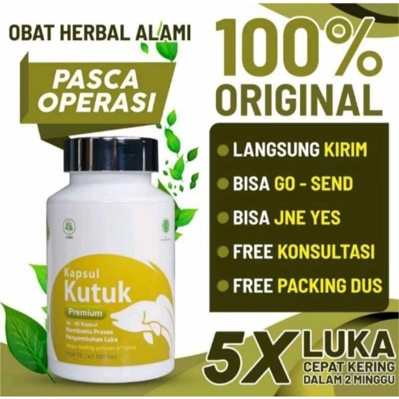 KAPSUL KUTUK PREMIUM 100% ASLI ORIGINAL EKSTRAK ALBUMIN