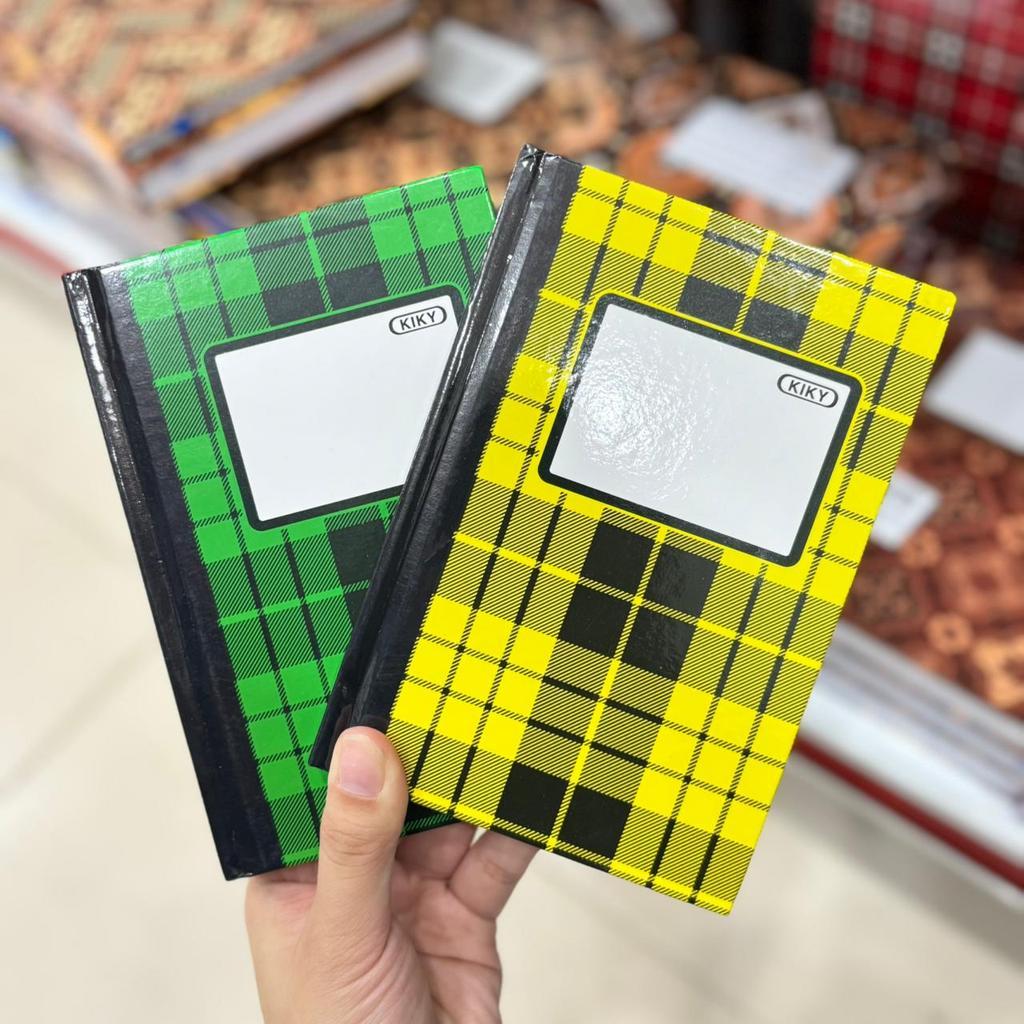 Buku Hard Cover A6 Isi 100 Lembar KIKY / Buku Kotak Kotak A6 kecil 100 Lembar / Buku catatan kecil /