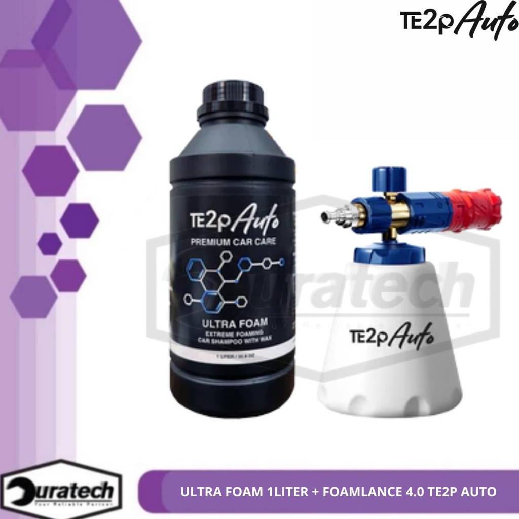 Te2p Auto Paket Bundling Foam Lance Kodenki 2.0 Te2p Auto 3.0 4.0 Shampoo & Wax Cuci Mobil Motor Ken