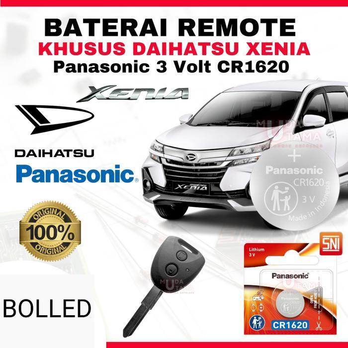 Bolled Baterai Remote DAIHATSU ALL NEW XENIA - ORIGINAL PANASONIC CR1620 | Battery Remote DAIHATSU X