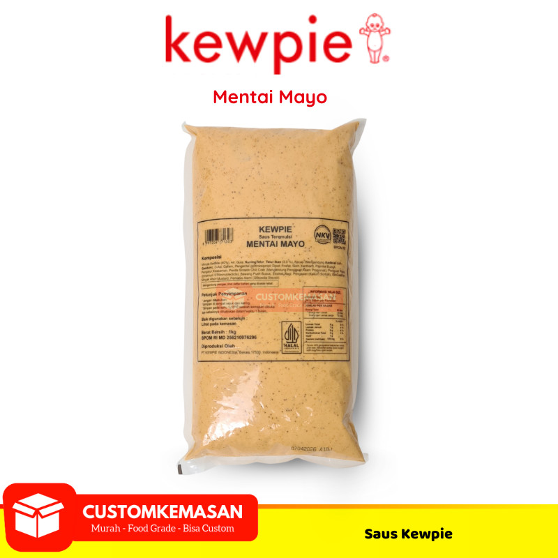 kewpie saos mentai dimsum / kewpie mentai mayo / saus mentai / saus mentai 1kg / saus mentai dimsum