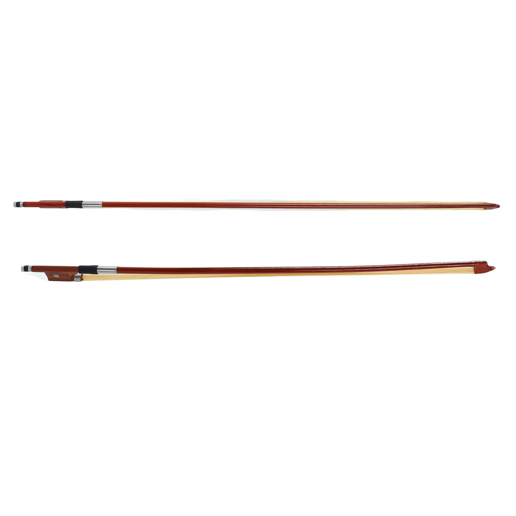 Horse Hair Violin Bow Comfortable Grip Fine Made Well Balanced Smoothly Violin Bow Straight Arbor Ex