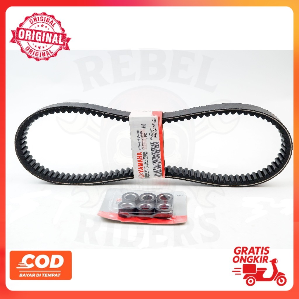 vanbelt mio m3 - vanbelt mio soul gt 125 2PH ori rider motor part