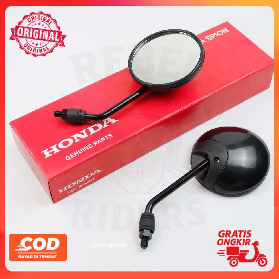 Kaca Spion Kanan Kiri Motor Scoopy Karbu & Scoopy FI eSP - KYT/K93