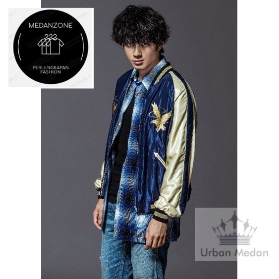 Jaket Sukajan murayama - High and low aegle - Navi Gold