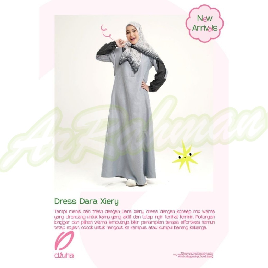 DISKON Rabbani - Dresslim Dara Xiery | Gamis Wanita Rabbani Ori Ar-Rahman.Shop