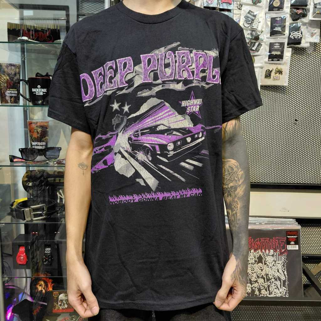 ORI T Shirt Band Official DEEP PURPLE - HIGHWAY STAR Original