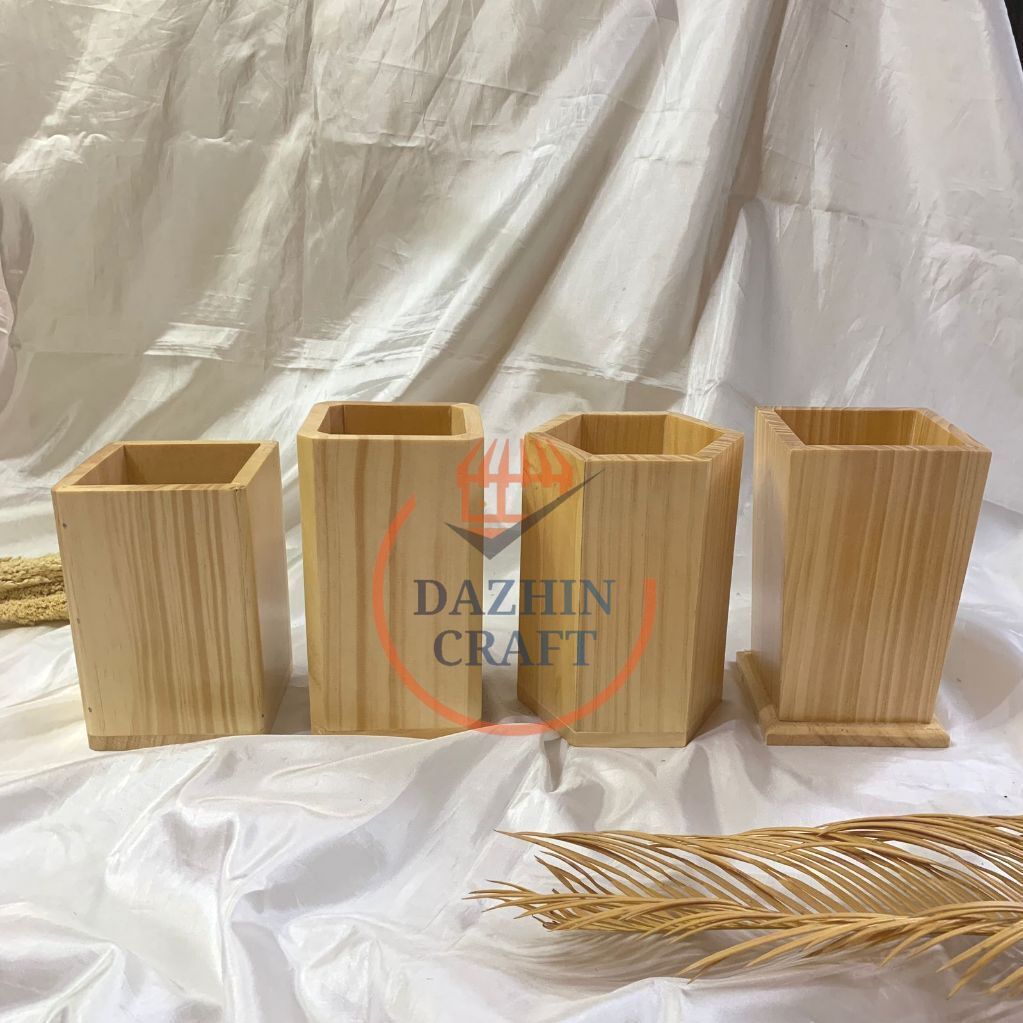 Kotak Pensil Kayu / Tempat Sutil Kayu / Tempat Pensil / Kotak Serbaguna