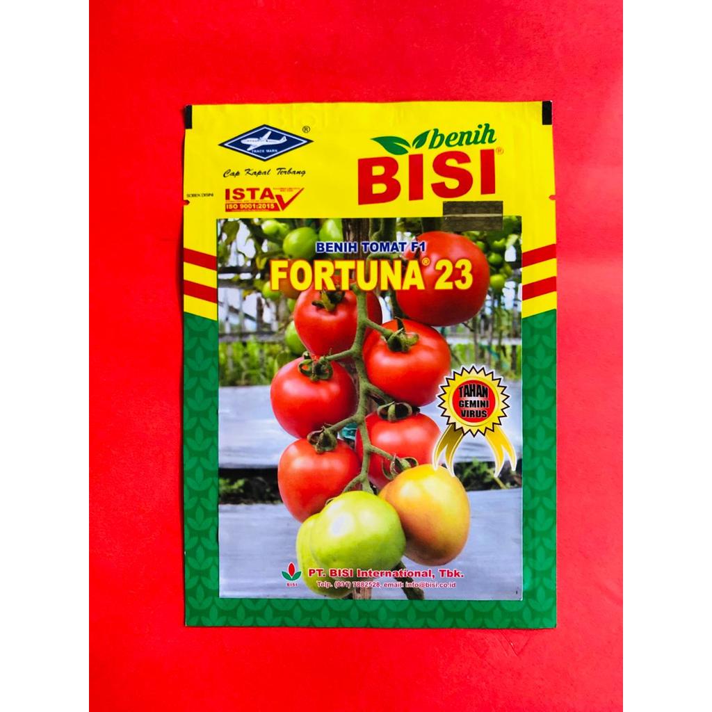 Benih tomat dataran rendah bentuk bulat oval f1 FORTUNA 23 isi 5gr dari BENIH BISI